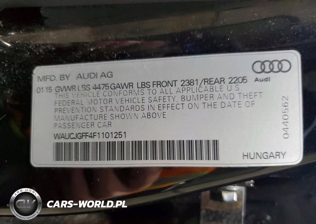 2015 Audi A3 Premium Plus VIN:WAUCJGFF4F1101251 - 12