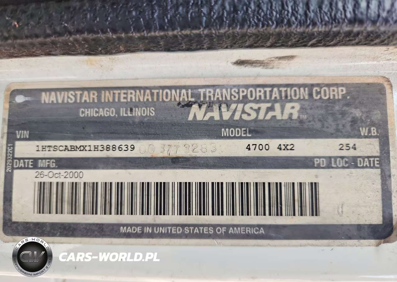 2001 International 4000 4700 VIN:1HTSCABMX1H388639 - 11