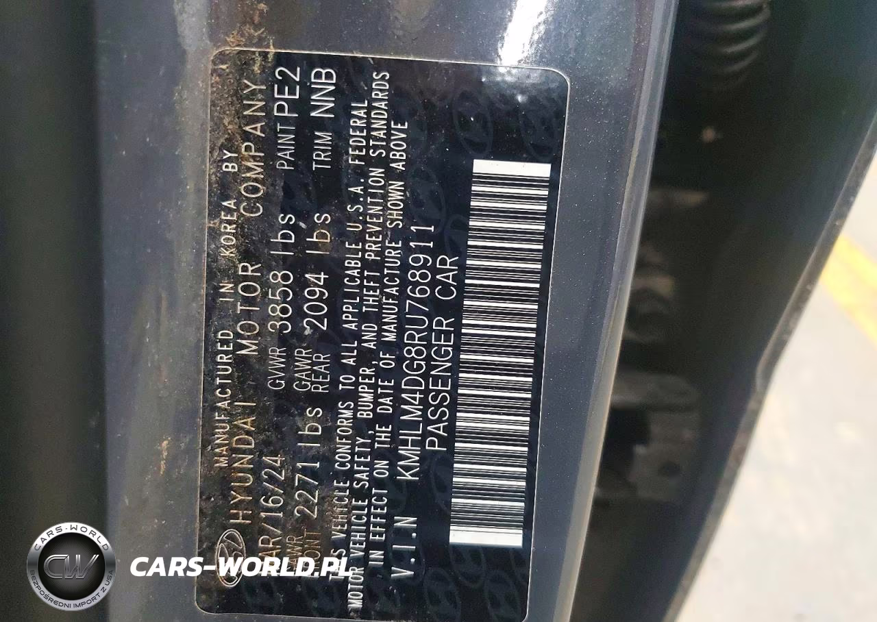 2024 Hyundai Elantra Sel VIN:KMHLM4DG8RU768911 - 12