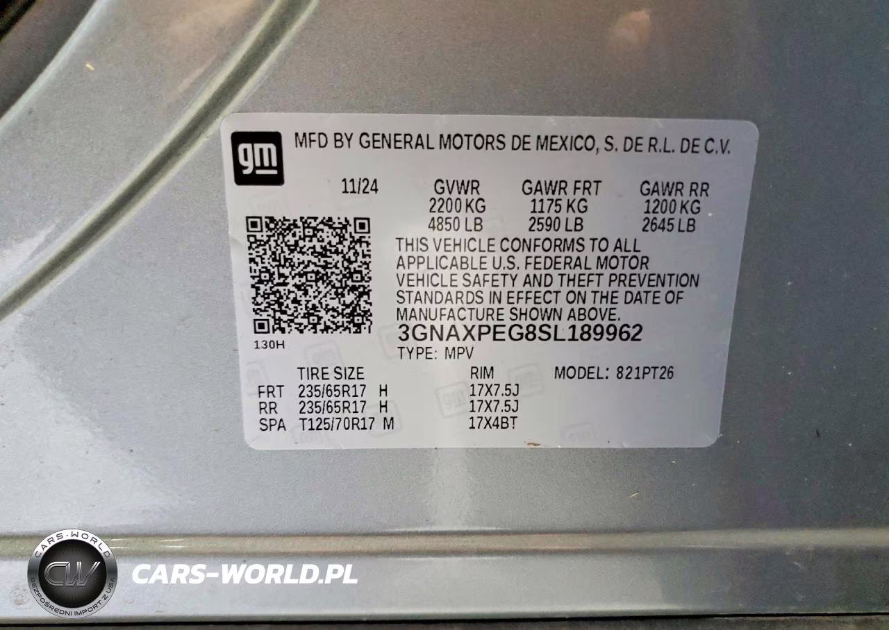 2025 Chevrolet Equinox Lt VIN:3GNAXPEG8SL189962 - 13