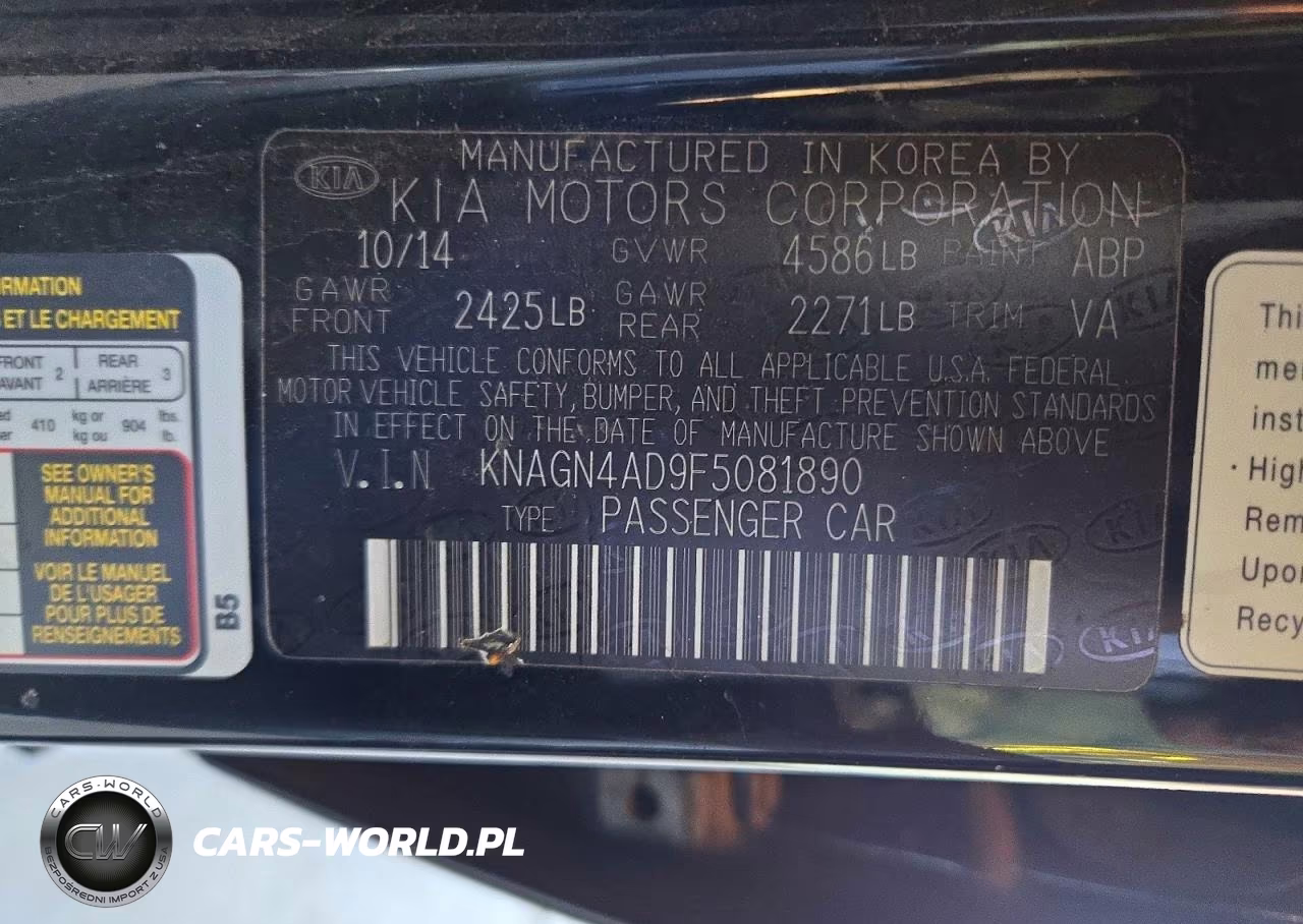 2015 Kia Optima Hybrid Ex VIN:KNAGN4AD9F5081890 - 12