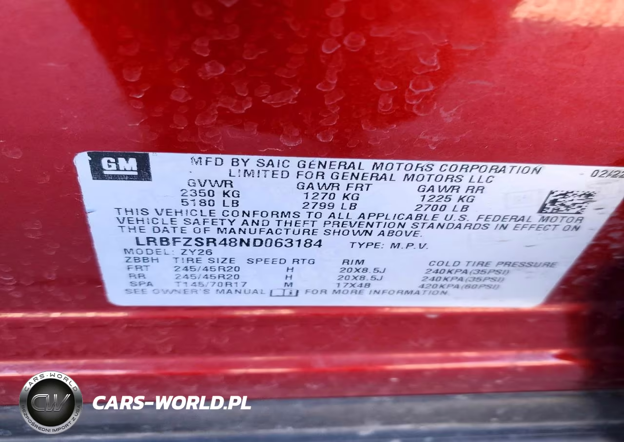 2022 Buick Envision Avenir VIN:LRBFZSR48ND063184 - 13