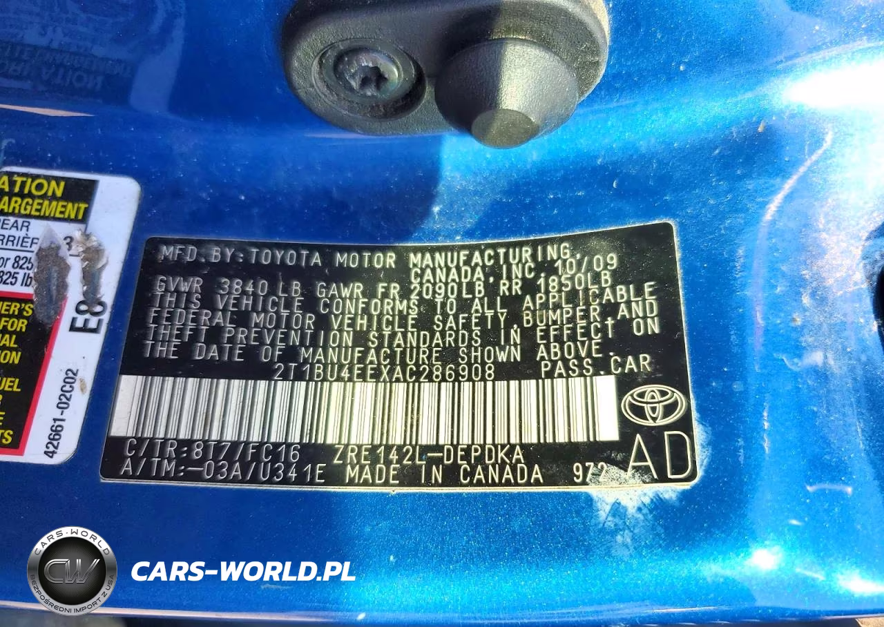 2010 Toyota Corolla Le VIN:2T1BU4EEXAC286908 - 12
