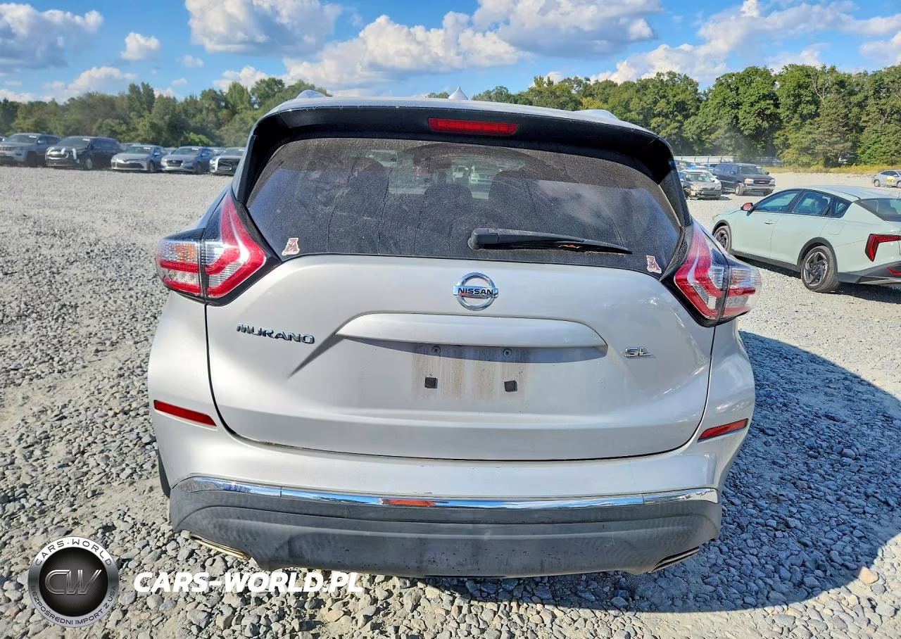 2015 Nissan Murano Sl VIN:5N1AZ2MG2FN278497 - 6
