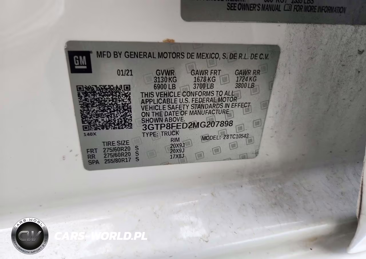 2021 GMC Sierra C1500 Denali VIN:3GTP8FED2MG207898 - 12
