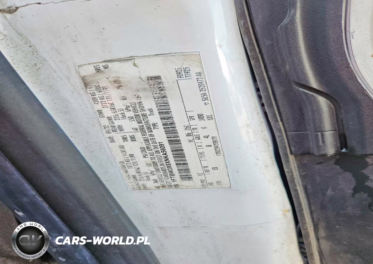 2022 Ford Transit 350 Delivery Van VIN:1FTBW3X8XNKA56091 - 13
