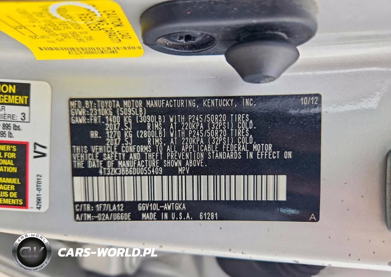2013 Toyota Venza Xle VIN:4T3ZK3BB6DU055409 - 14