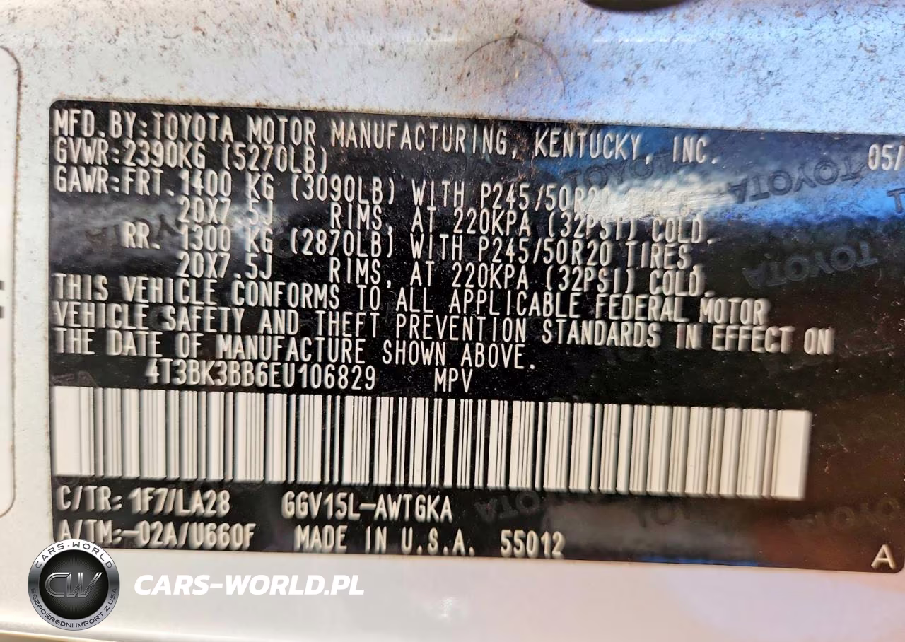 2014 Toyota Venza Limited VIN:4T3BK3BB6EU106829 - 13