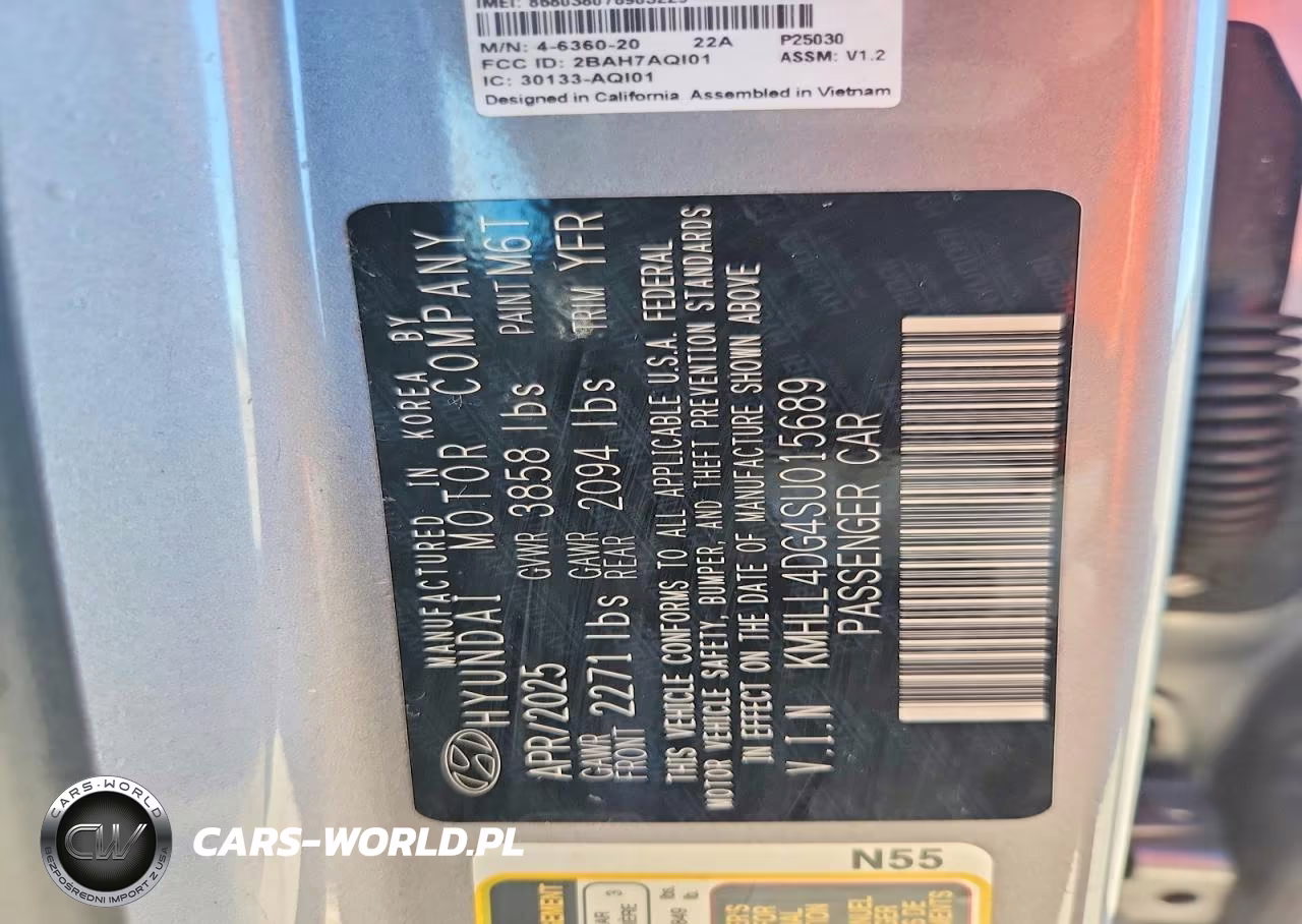 2025 Hyundai Elantra Se VIN:KMHLL4DG4SU015689 - 12