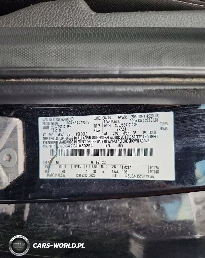 2016 Ford Escape Se VIN:1FMCU0GX2GUA59294 - 13