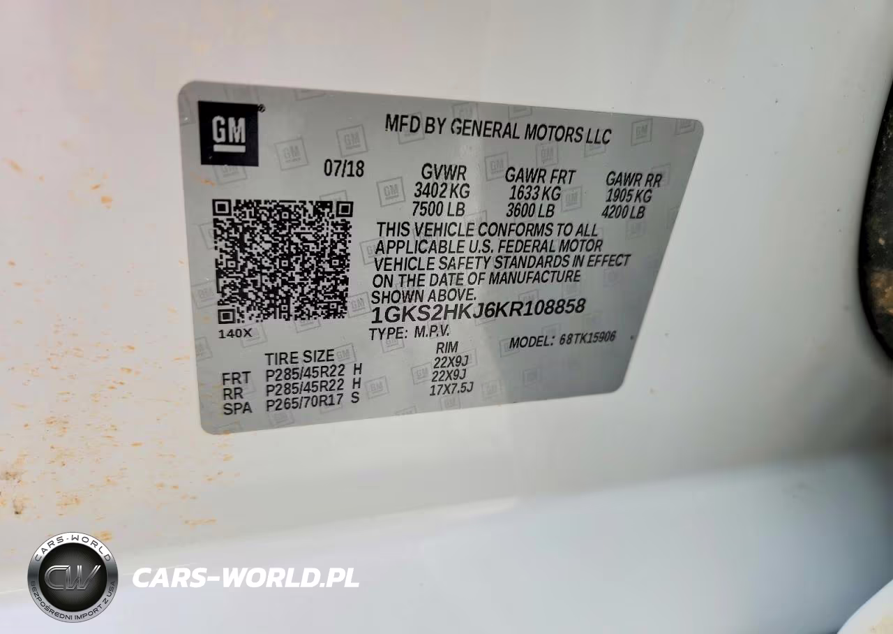 2019 GMC Yukon Xl Denali VIN:1GKS2HKJ6KR108858 - 12