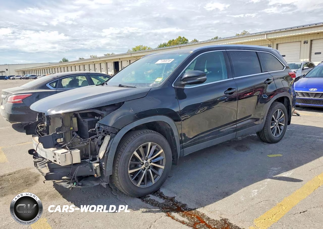 2019 Toyota Highlander Se VIN:5TDJZRFH0KS621962 - 1