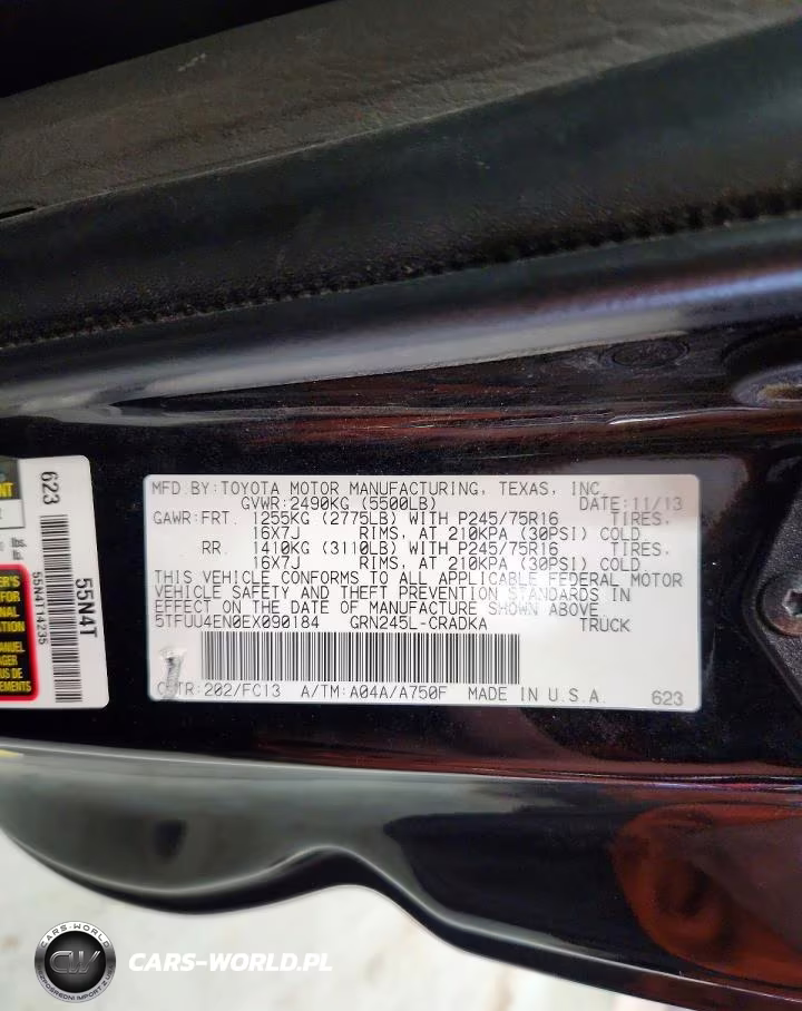 2014 Toyota Tacoma V6 VIN:5TFUU4EN0EX090184 - 12