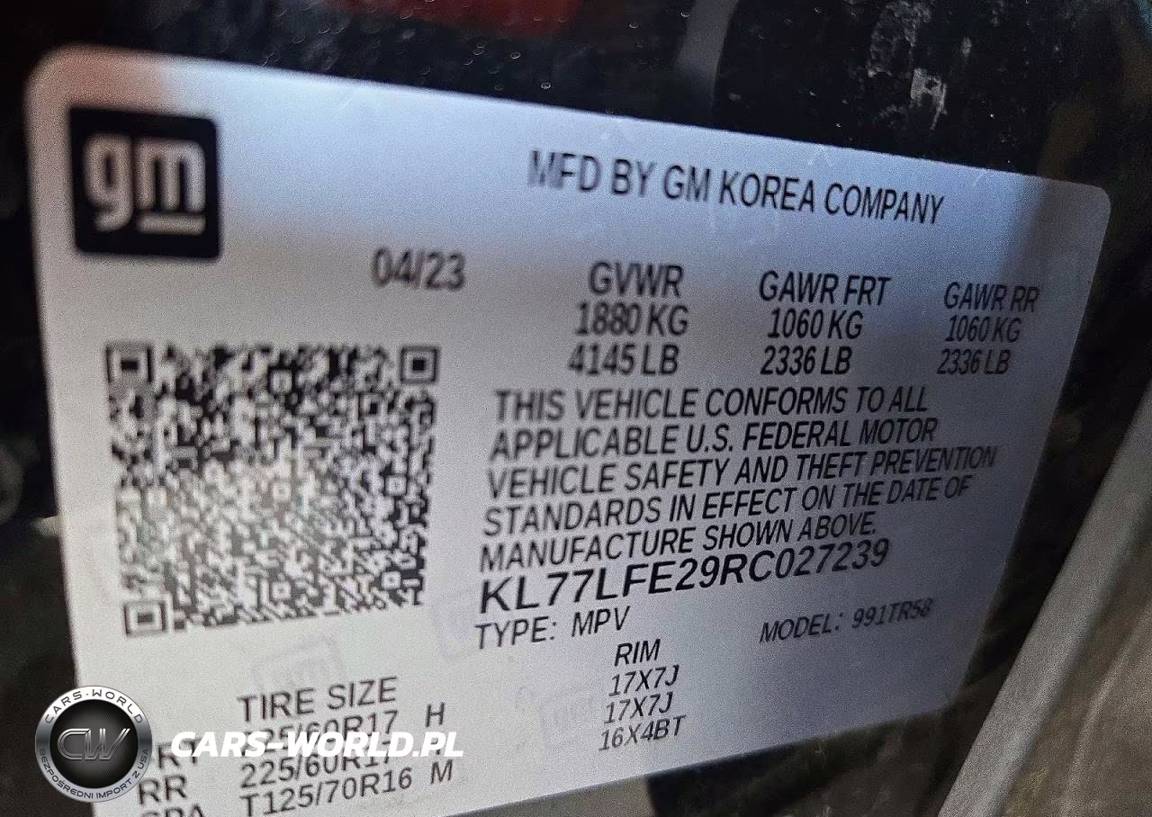 2024 Chevrolet Trax Ls VIN:KL77LFE29RC027239 - 13