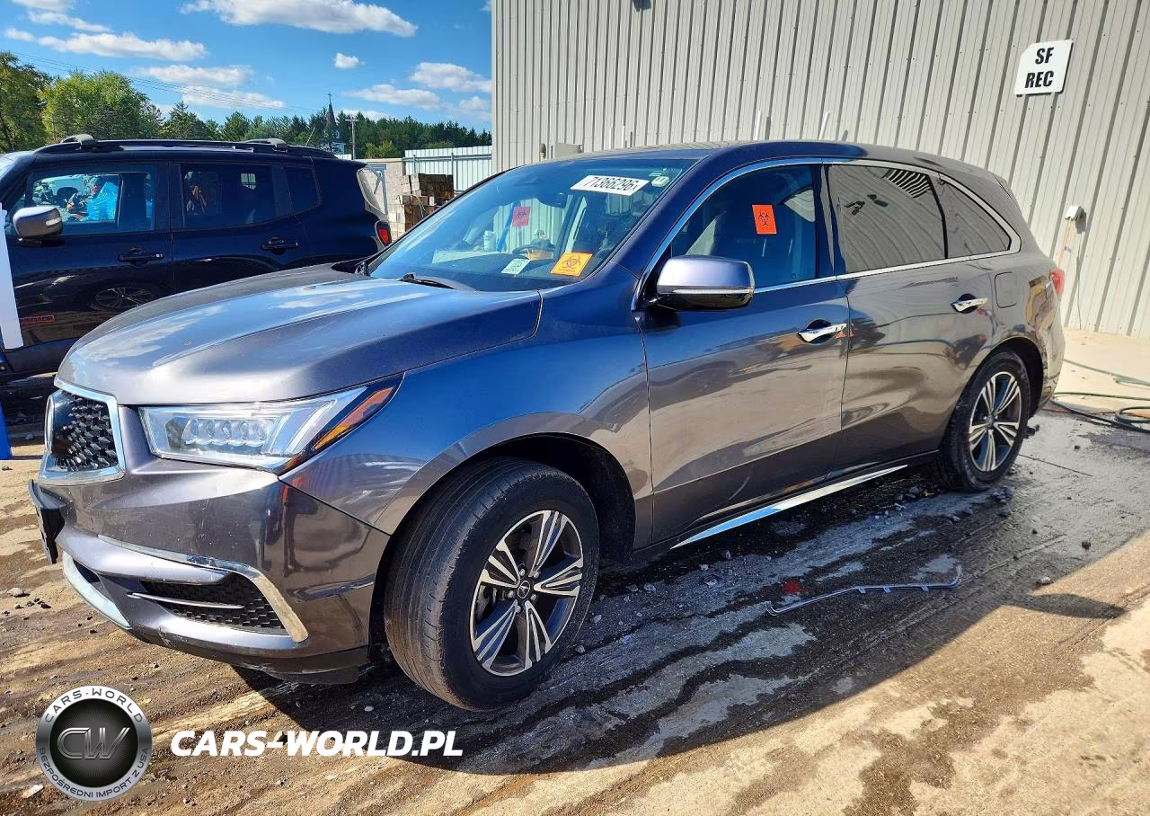 2017 Acura Mdx VIN:5FRYD3H34HB013028 - 1