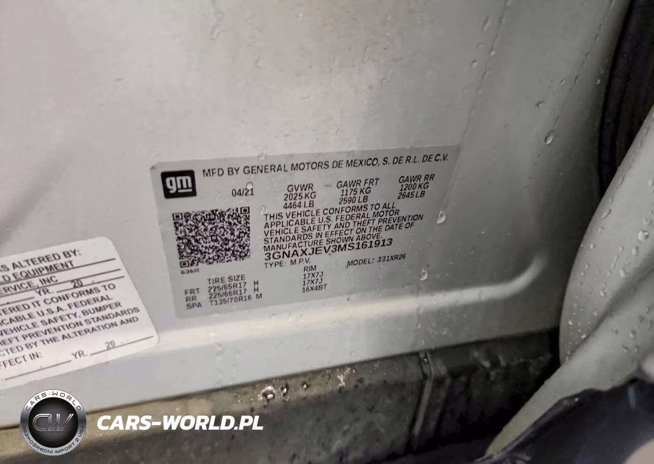 2021 Chevrolet Equinox Lt VIN:3GNAXJEV3MS161913 - 13