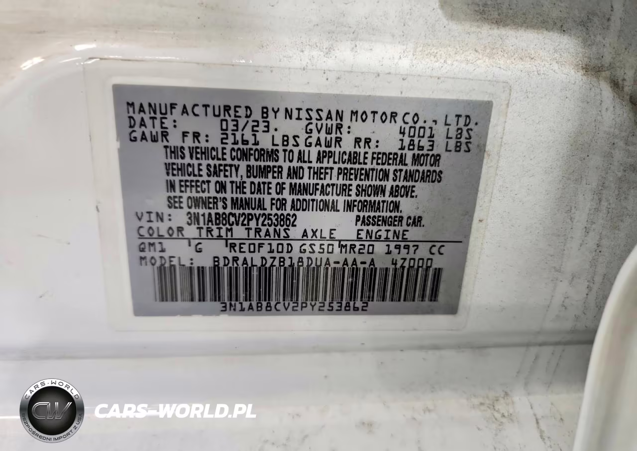 2023 Nissan Sentra Sv VIN:3N1AB8CV2PY253862 - 13