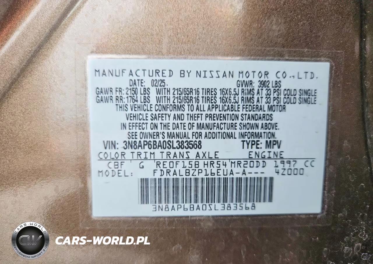 2025 Nissan Kicks S VIN:3N8AP6BA0SL383568 - 13