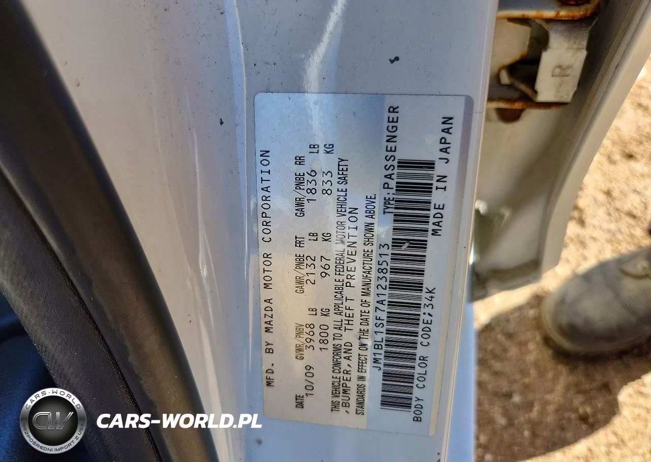 2010 Mazda 3 I VIN:JM1BL1SF7A1238513 - 12