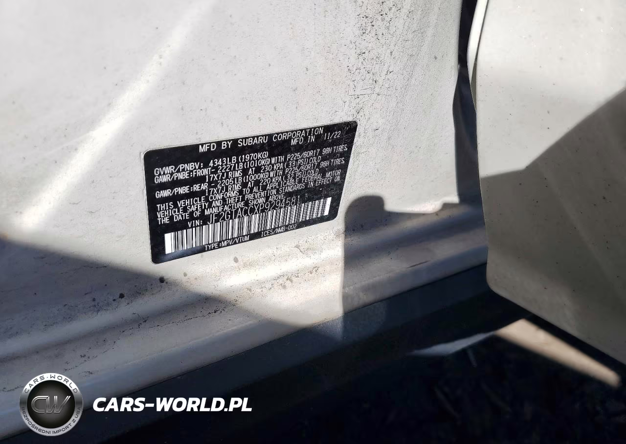 2023 Subaru Crosstrek Premium VIN:JF2GTACCXP9294581 - 13