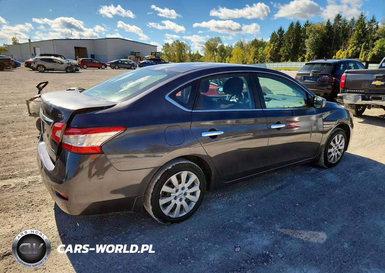 2014 Nissan Sentra Sv VIN:3N1AB7AP9EL669660 - 3