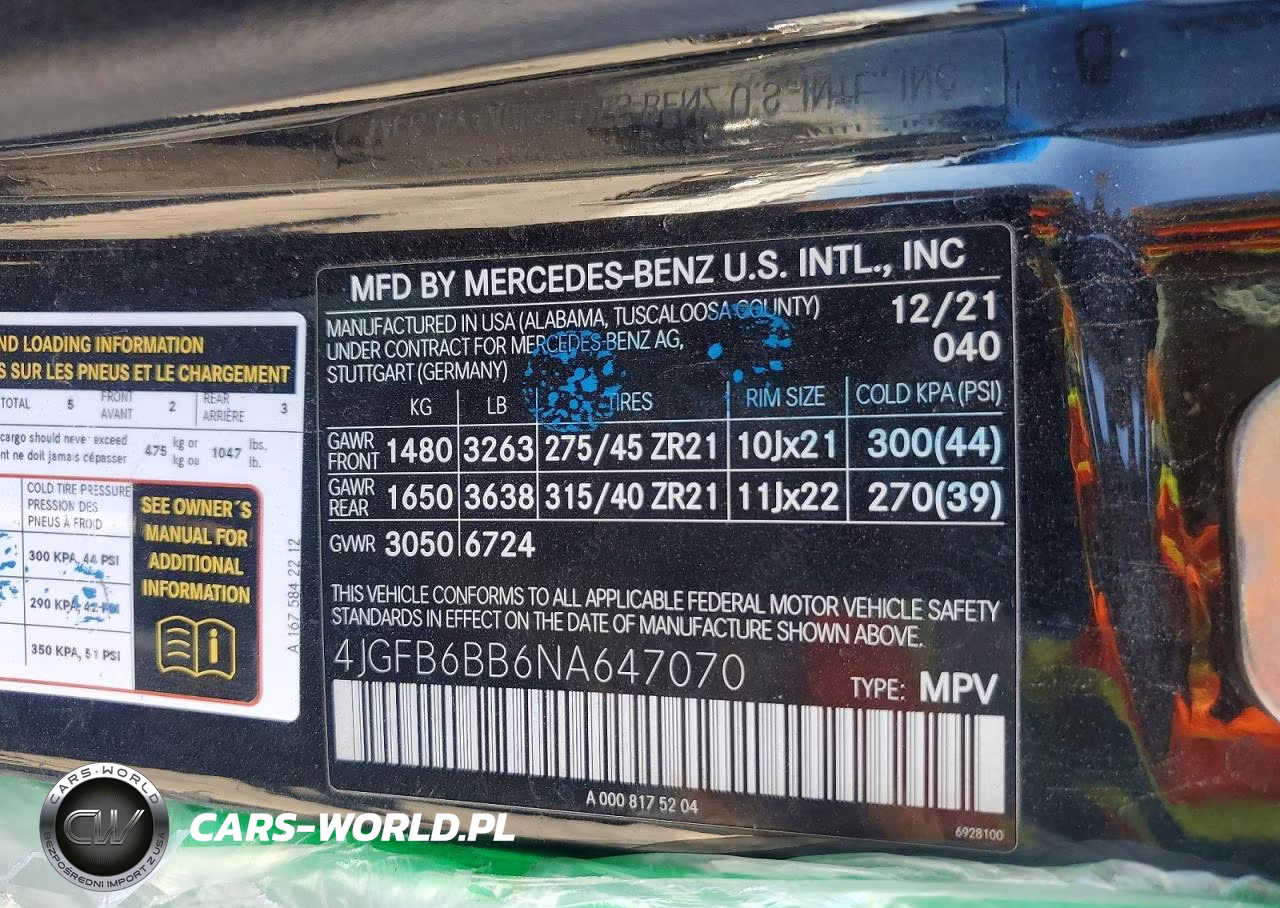 2022 Mercedes-Benz Gle Amg 53 4Matic VIN:4JGFB6BB6NA647070 - 13