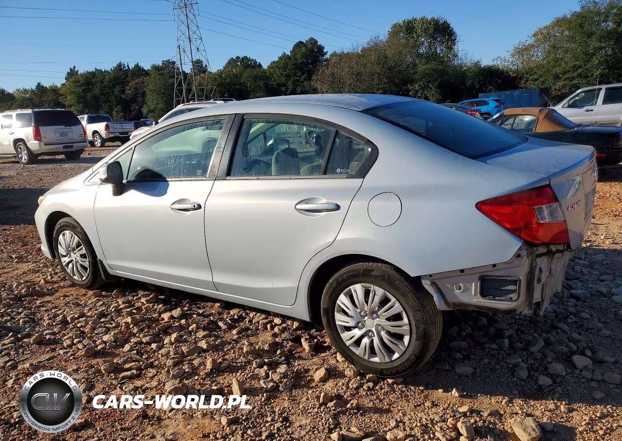2012 Honda Civic Lx VIN:2HGFB2F50CH539979 - 2