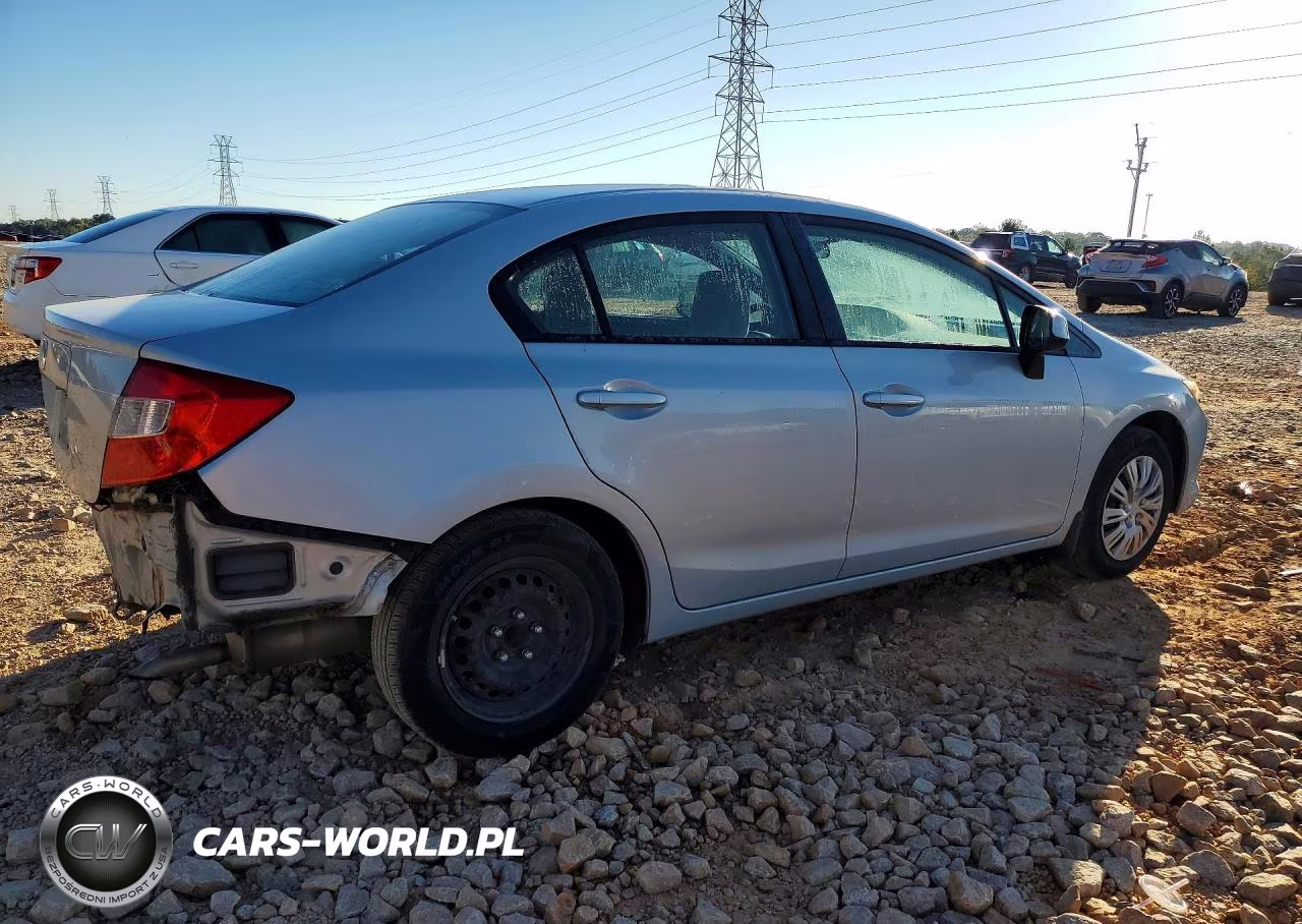 2012 Honda Civic Lx VIN:2HGFB2F50CH539979 - 3