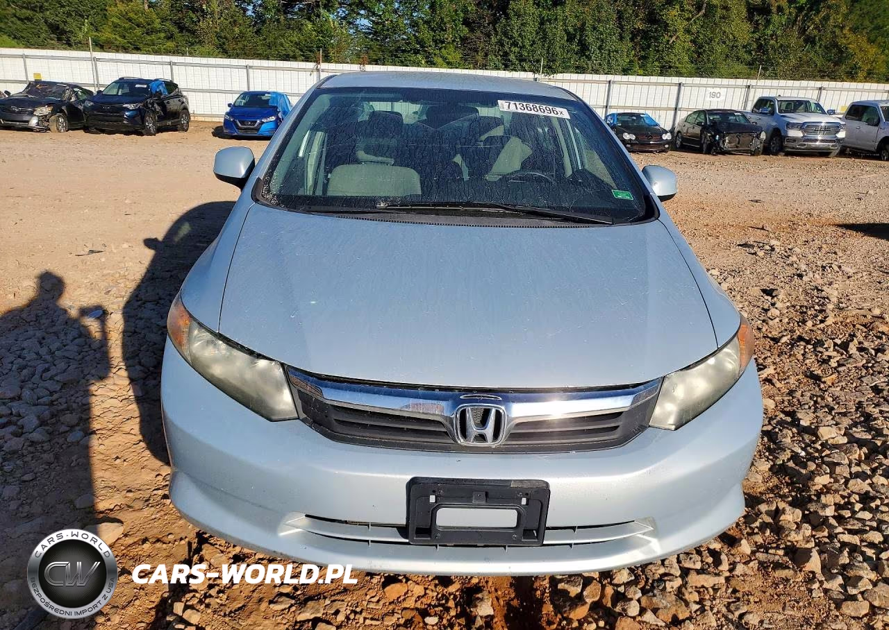 2012 Honda Civic Lx VIN:2HGFB2F50CH539979 - 5