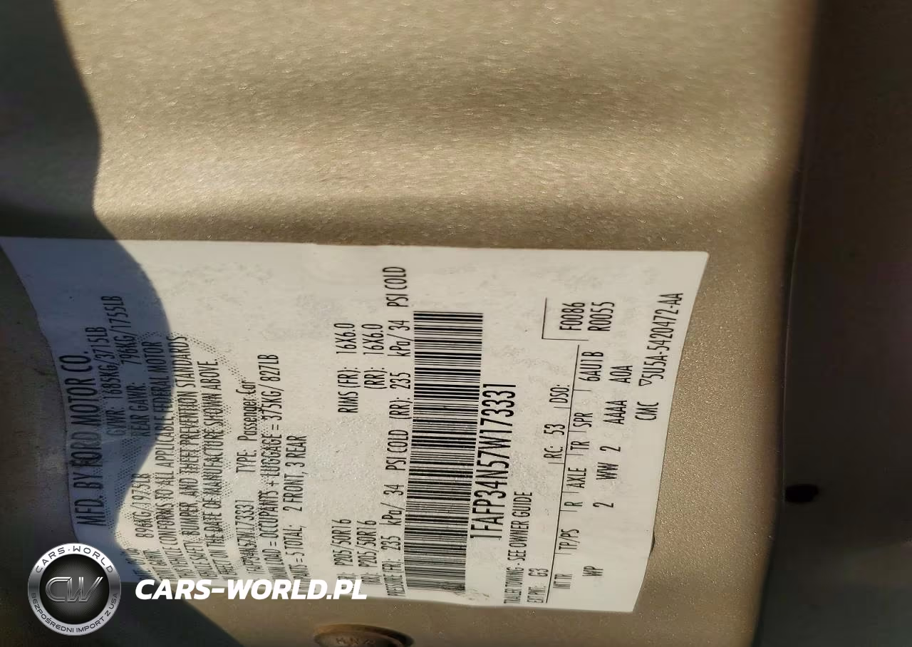 2007 Ford Focus Zx4 VIN:1FAFP34N57W173331 - 13
