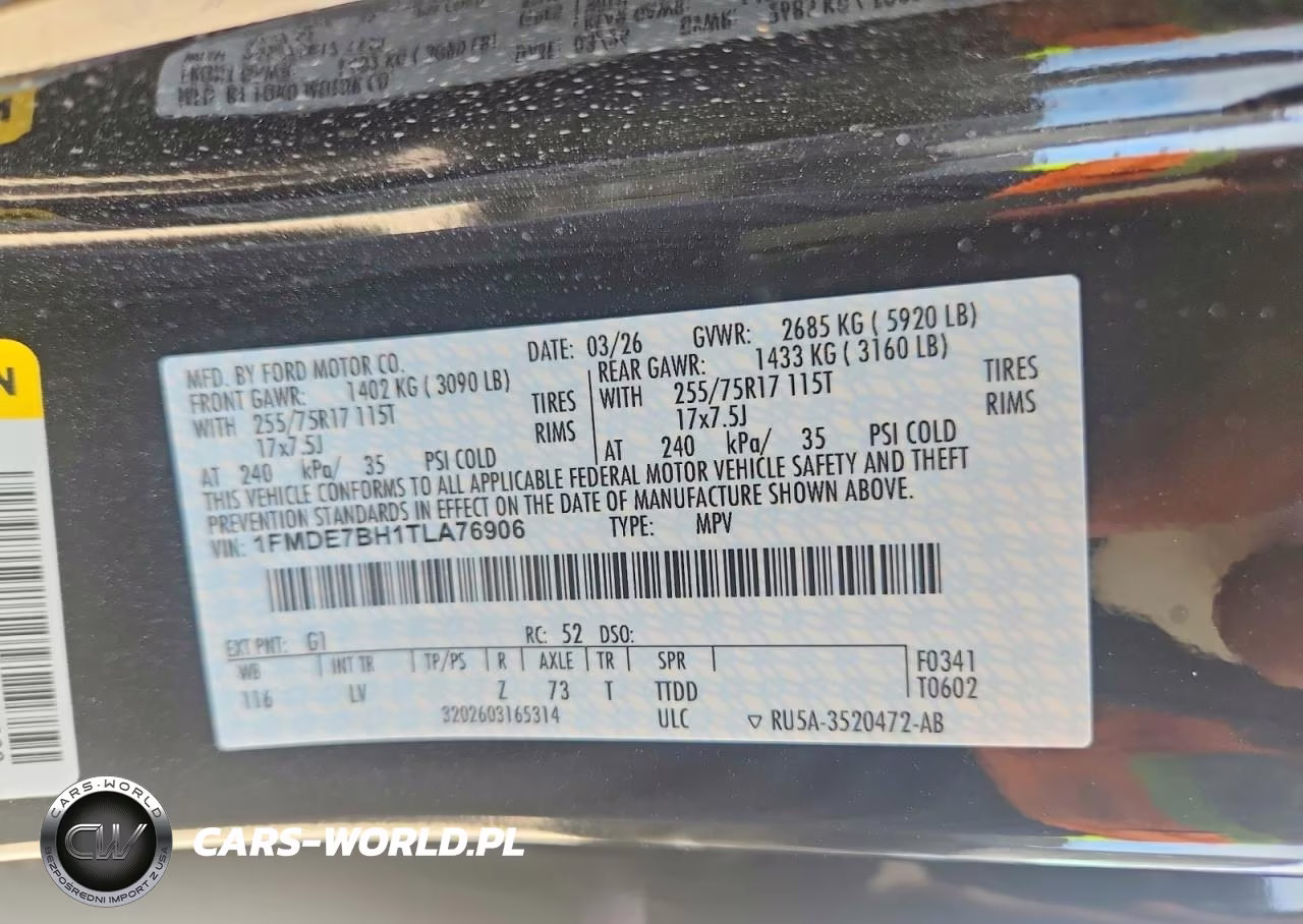 2026 Ford Bronco Big Bend VIN:1FMDE7BH1TLA76906 - 12