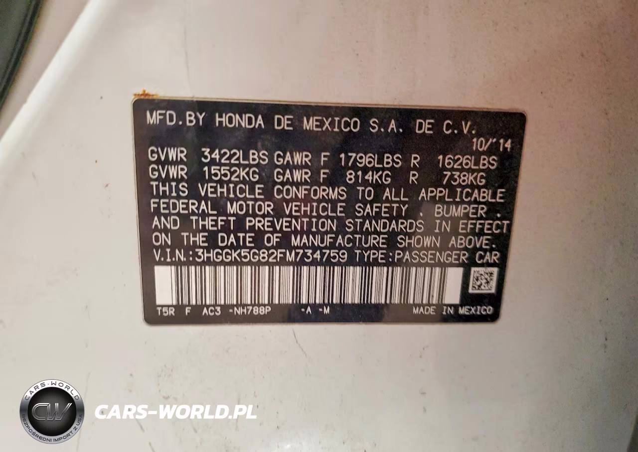2015 Honda Fit Ex VIN:3HGGK5G82FM734759 - 12