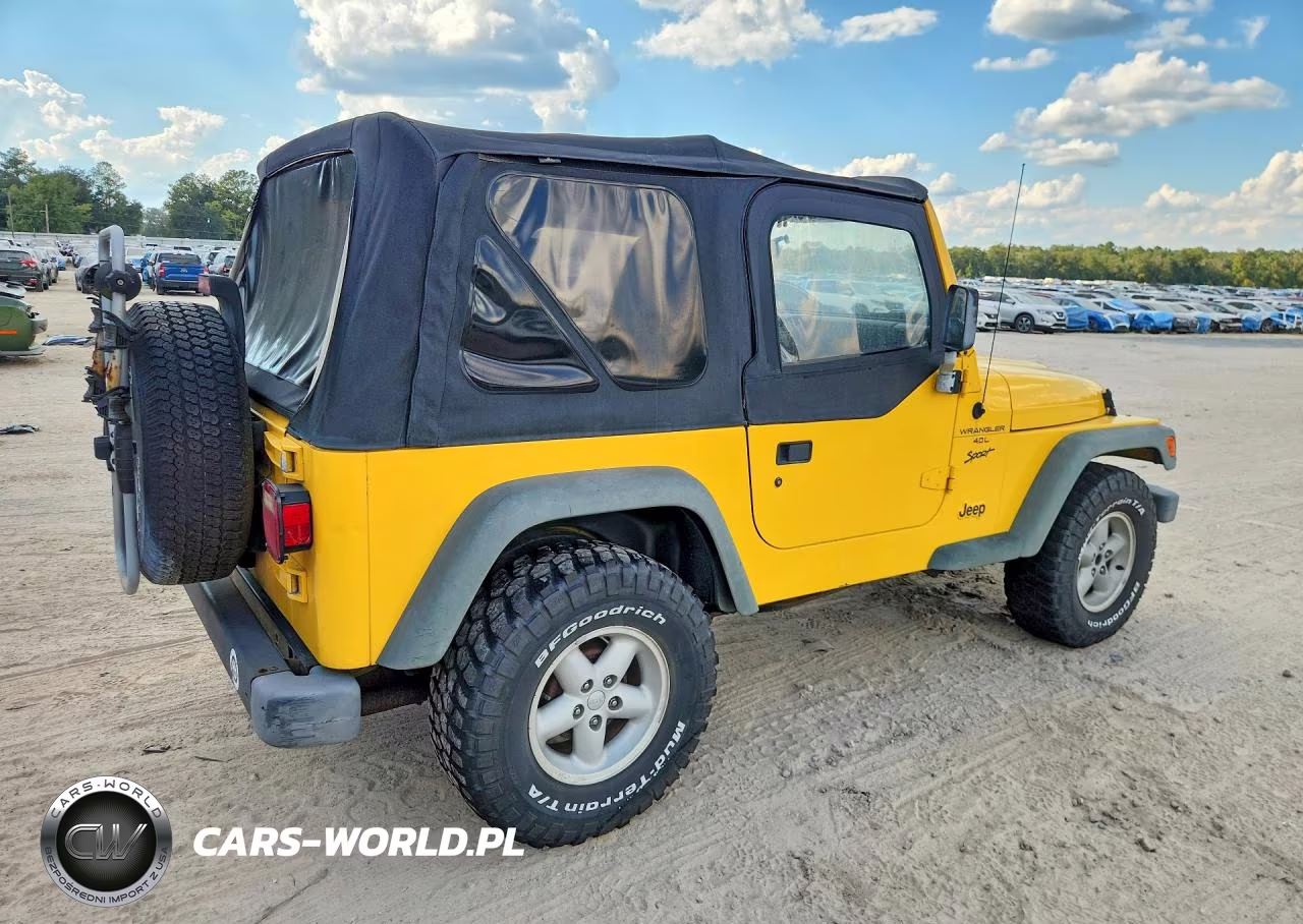 2000 Jeep Wrangler - Tj Sport VIN:1J4FA49S4YP754518 - 3