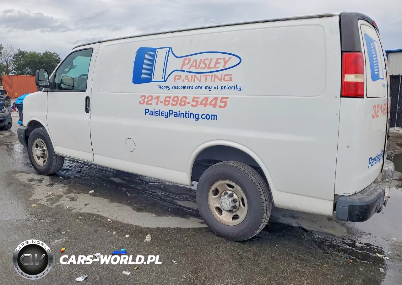 2018 Chevrolet Express 2500 Cargo Delivery Van VIN:1GCWGAFGXJ1192362 - 2