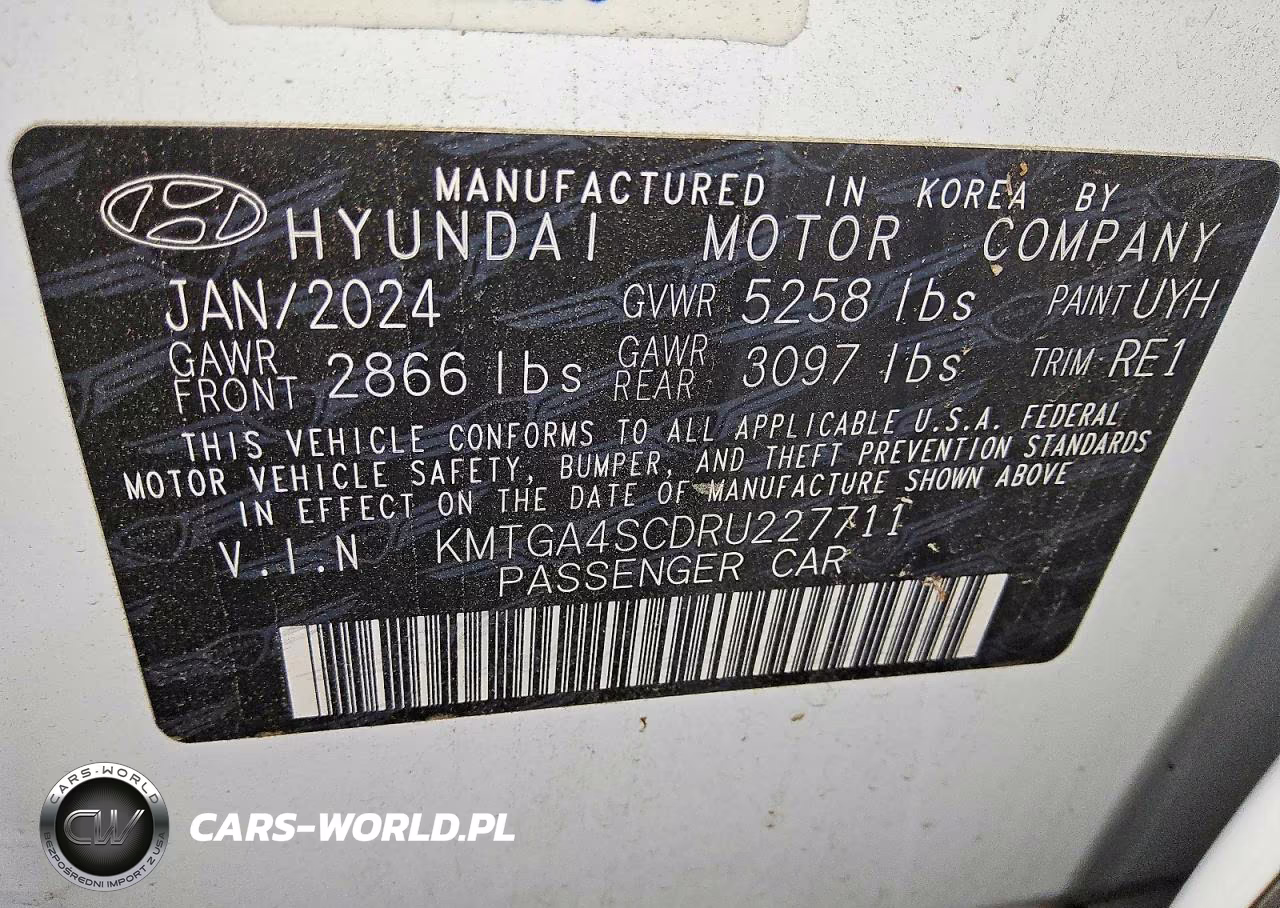 2024 Genesis G80 Sport Prestige VIN:KMTGA4SCDRU227711 - 13