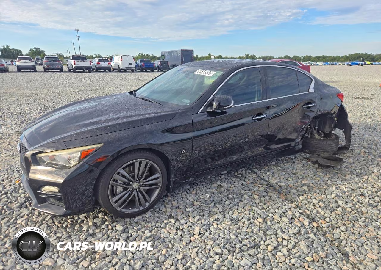 2014 Infiniti Q50 Sport VIN:JN1BV7AR3EM703191 - 1
