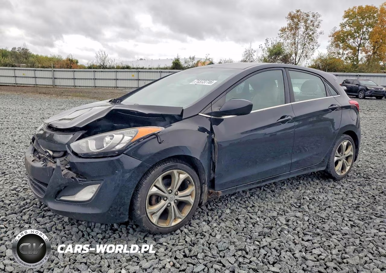 2013 Hyundai Elantra Gt Base VIN:KMHD35LE3DU046655 - 1
