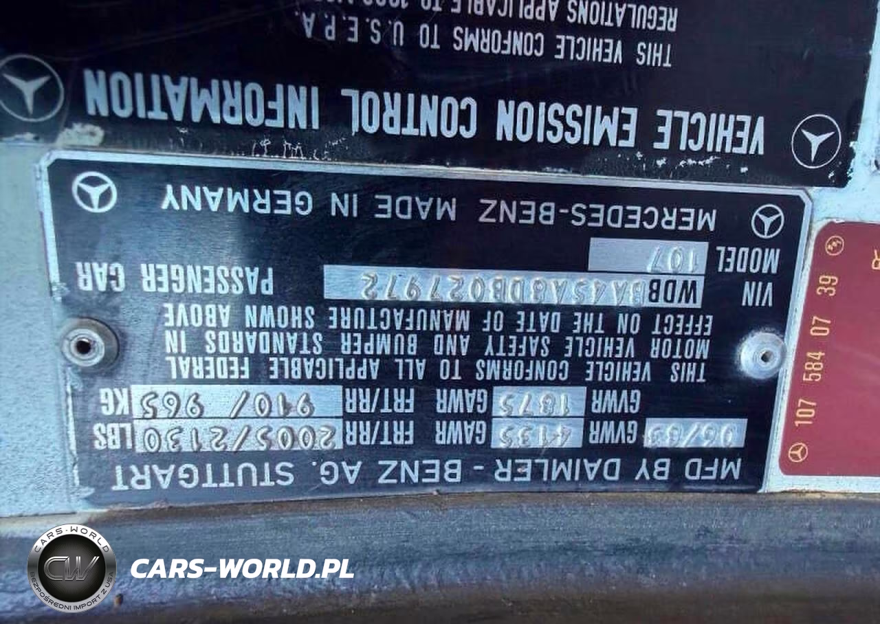 1983 Mercedes-Benz 380 Sl VIN:WDBBA45A8DB027972 - 10