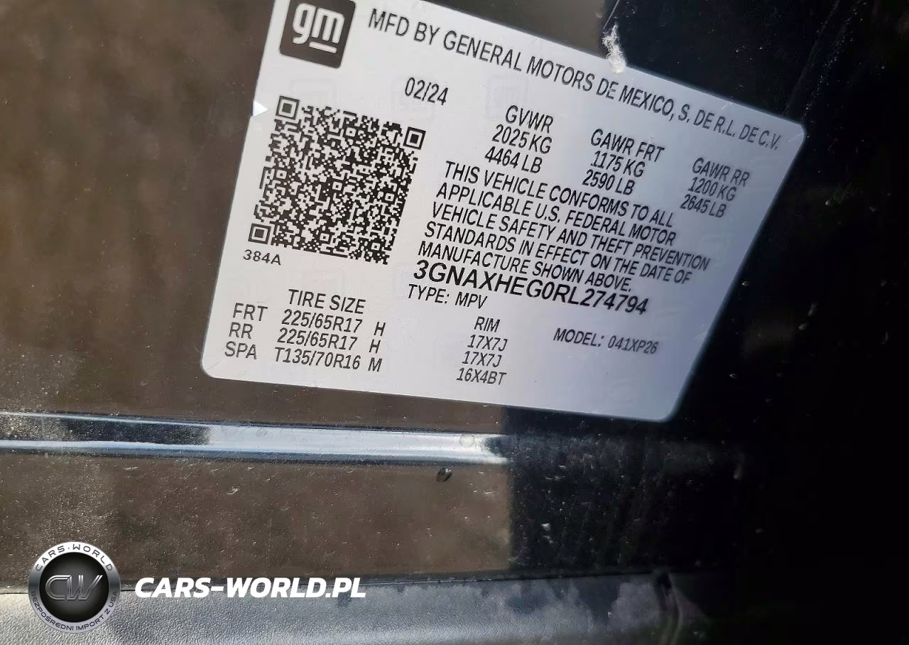 2024 Chevrolet Equinox Ls VIN:3GNAXHEG0RL274794 - 12