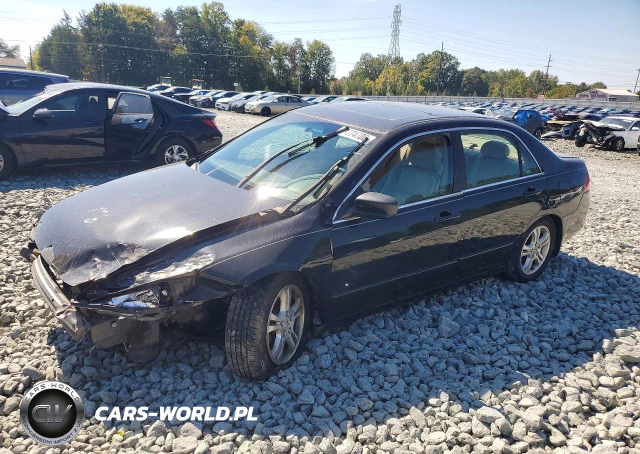 2007 Honda Accord Ex VIN:1HGCM56707A073975 - 1