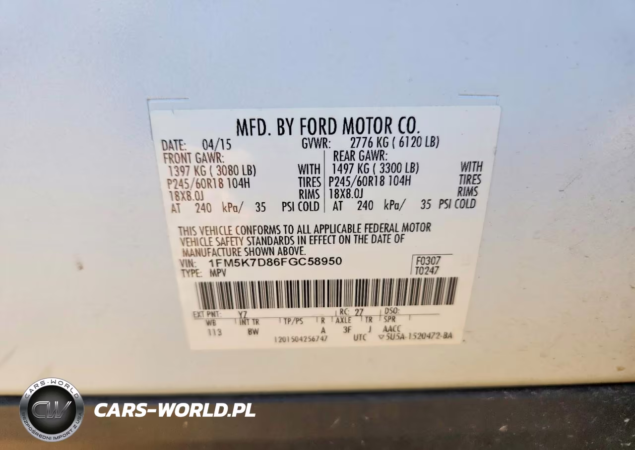 2015 Ford Explorer Xlt VIN:1FM5K7D86FGC58950 - 13