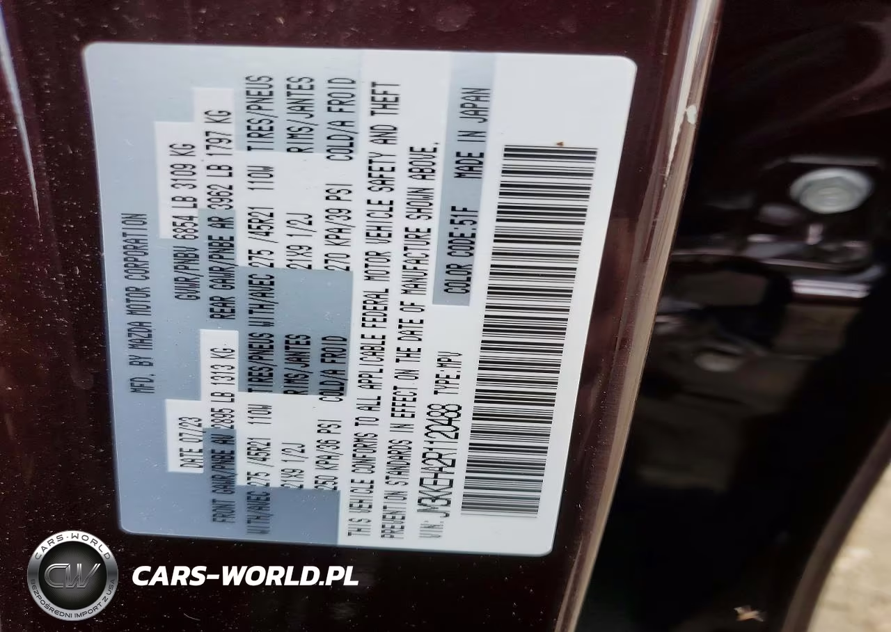 2024 Mazda Cx-90 Premium Plus VIN:JM3KKEHA2R1120488 - 13