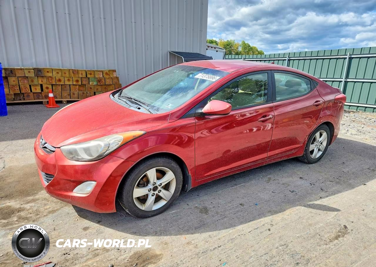 2013 Hyundai Elantra Gls VIN:KMHDH4AE7DU790418 - 1