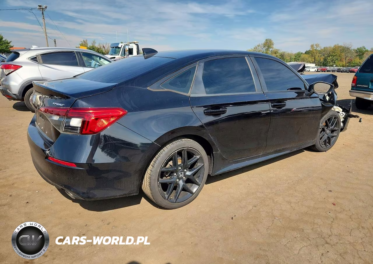 2022 Honda Civic Sport VIN:2HGFE2F57NH551959 - 3