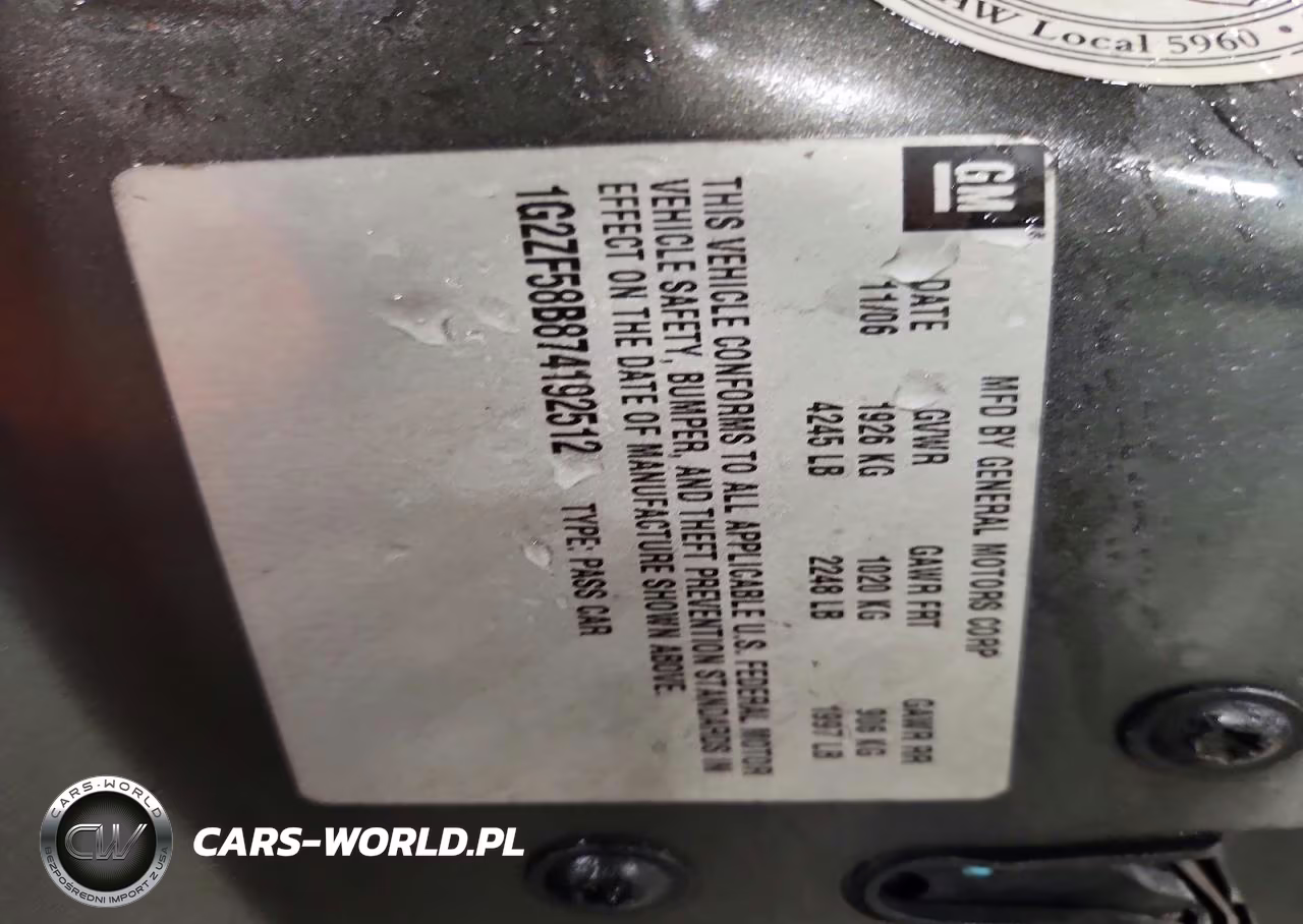 2007 Pontiac G6 Value Leader VIN:1G2ZF58B874192512 - 12
