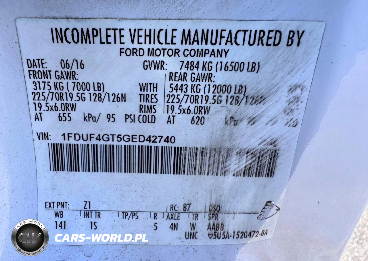 2016 Ford F450 Super Duty VIN:1FDUF4GT5GED42740 - 10