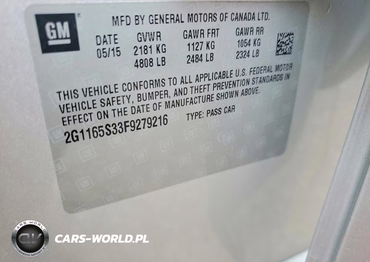 2015 Chevrolet Impala Ltz VIN:2G1165S33F9279216 - 12