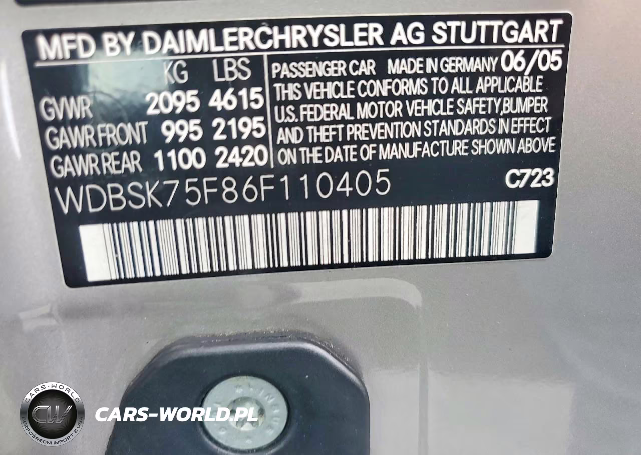 2006 Mercedes-Benz Sl 500 VIN:WDBSK75F86F110405 - 12
