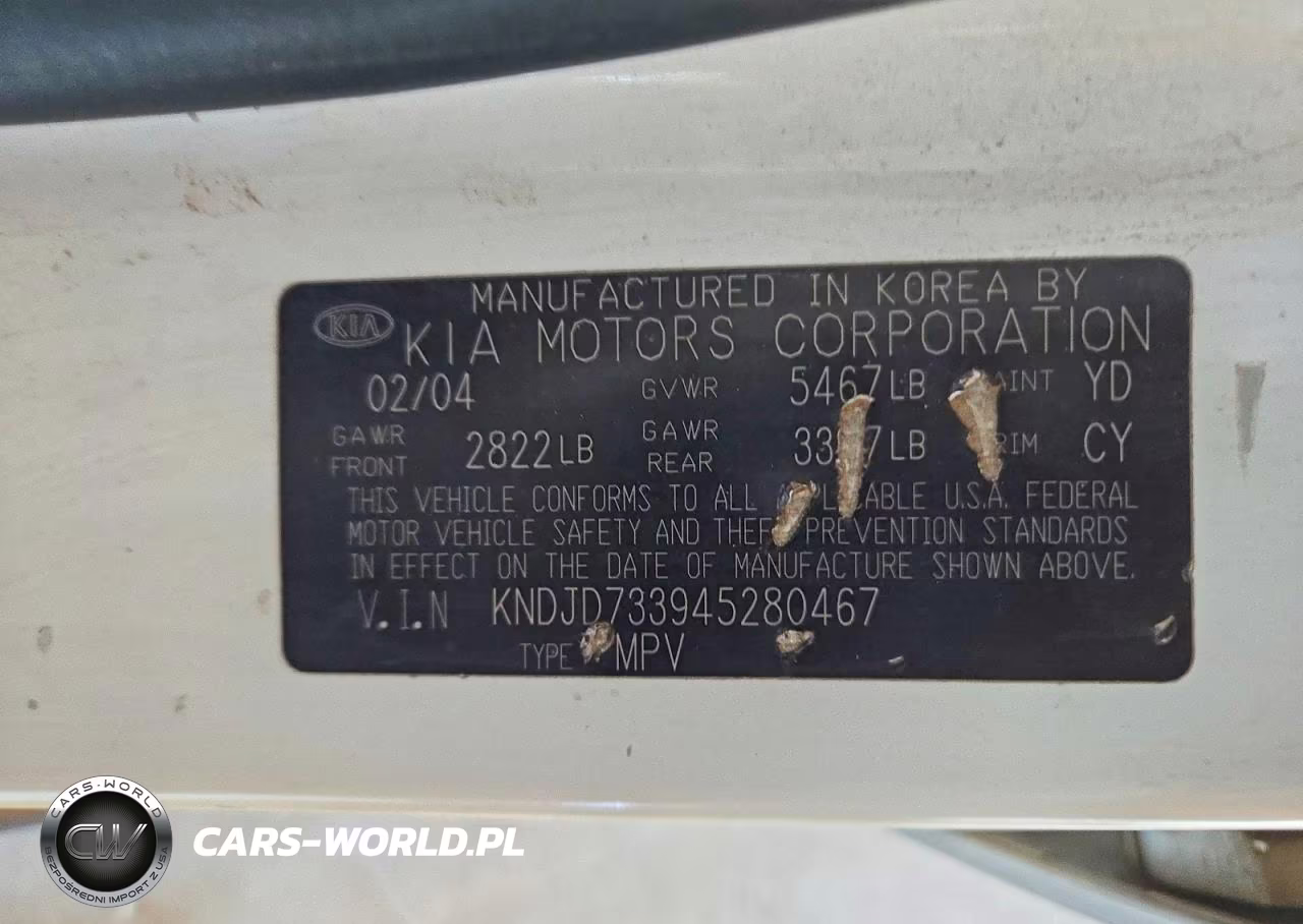 2004 Kia Sorento Lx VIN:KNDJD733945280467 - 13