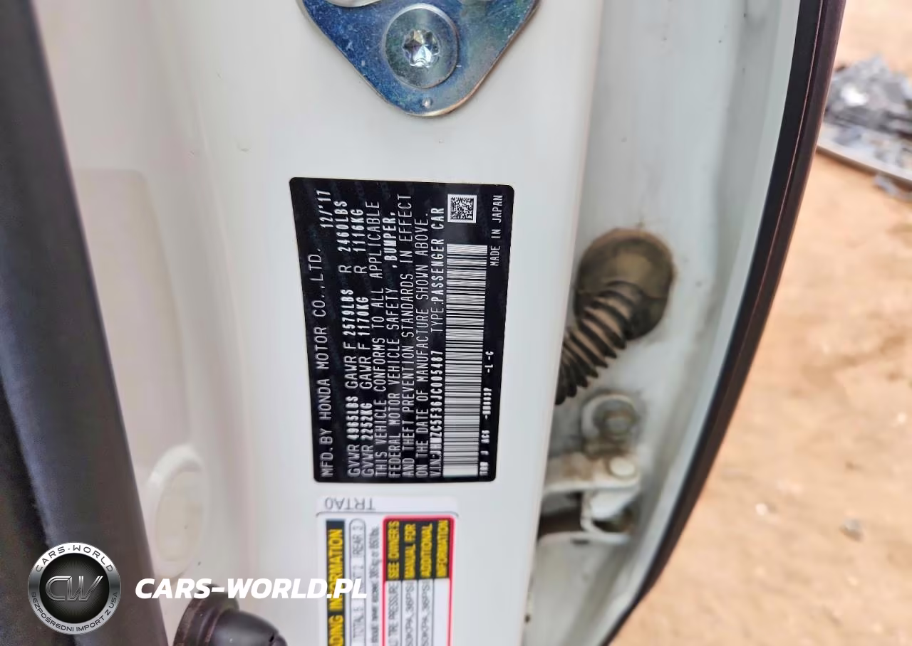 2018 Honda Clarity Touring VIN:JHMZC5F36JC005487 - 12